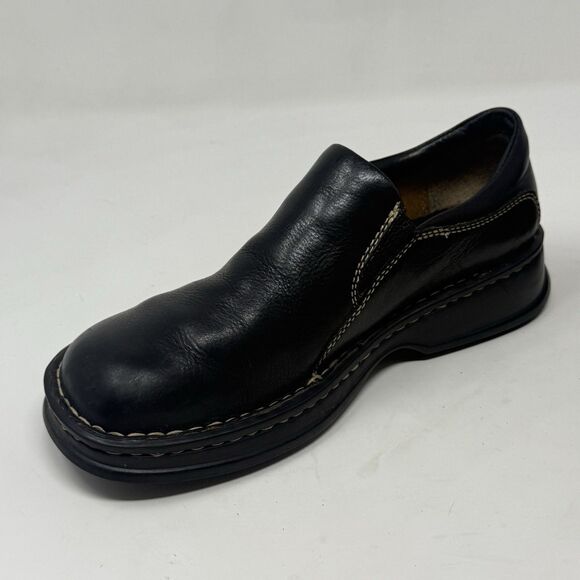 Born Mayflower Loafer Womens 7.5 Black Leather Slip On Casual Comfort Shoes - Picture 8 of 16